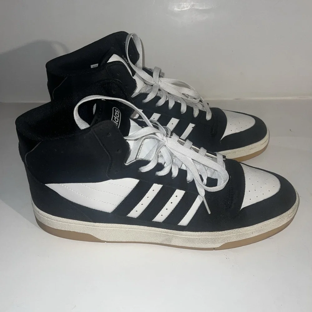 Adidas Break Start Sneaker Black White‎  Size 13 Basketball Mid Urban Streetwear